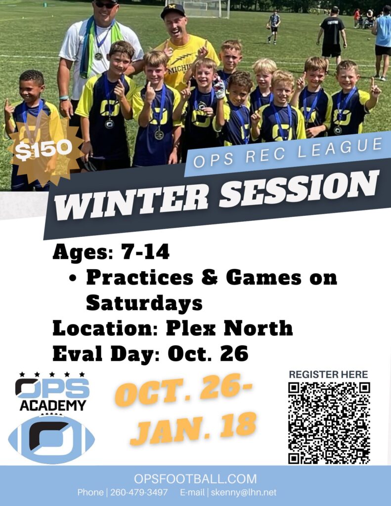 Winter Rec League flyer